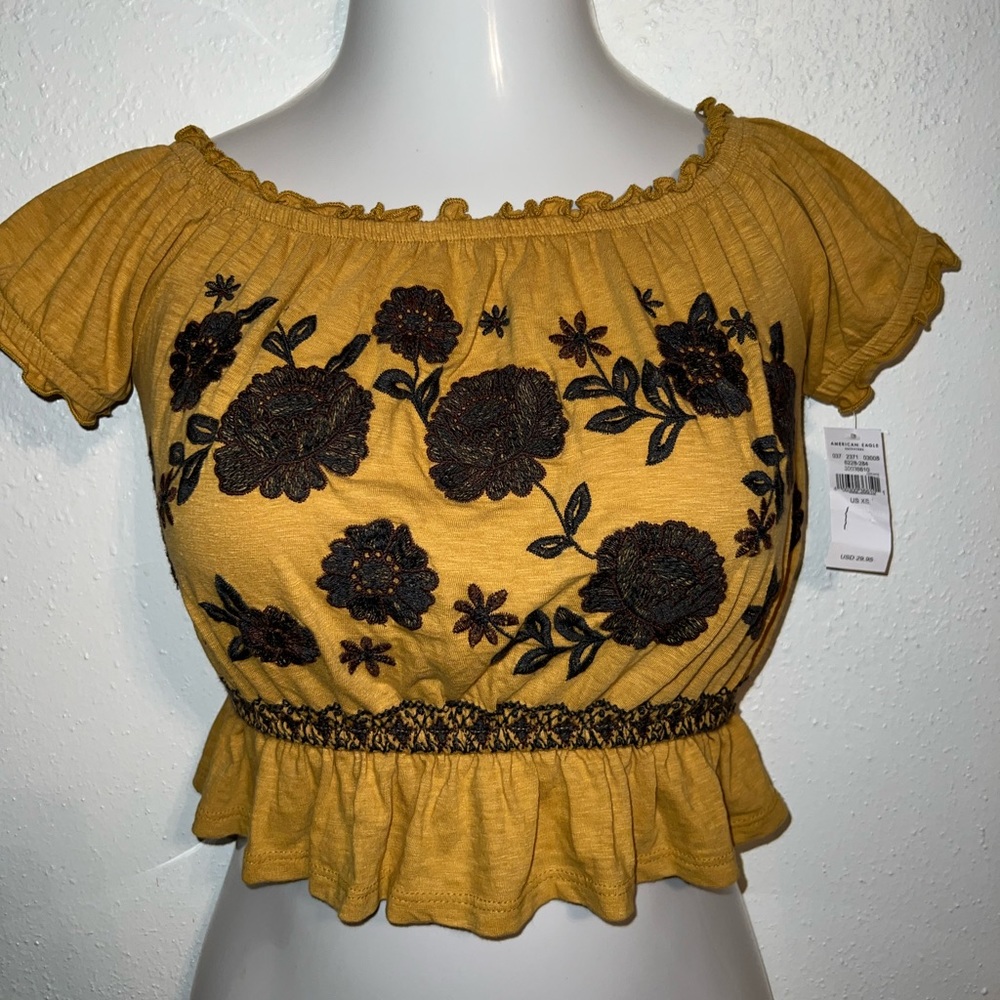 Floral crop top